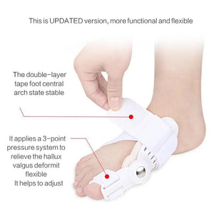 Feet Care Pedicure Tool Bunion Hallux Valgus Corrector Orthopedic Supplies Big Toe Splint Straightener - walk mat