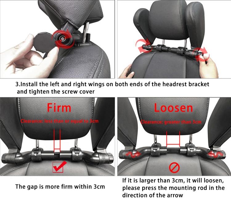 Car Seat Headrest Pillow Headrest Travel Rest Neck Pillow Neck Support Pillow - walk mat