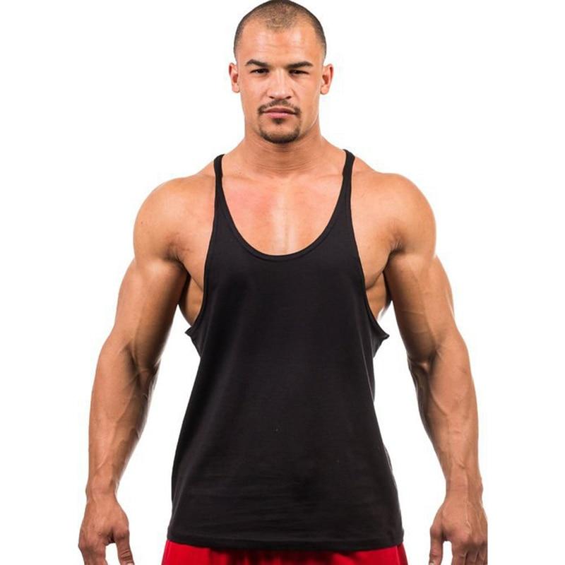 Men Stringer Tank Top Fitness Singlet Sleeveless Shirt - walk mat