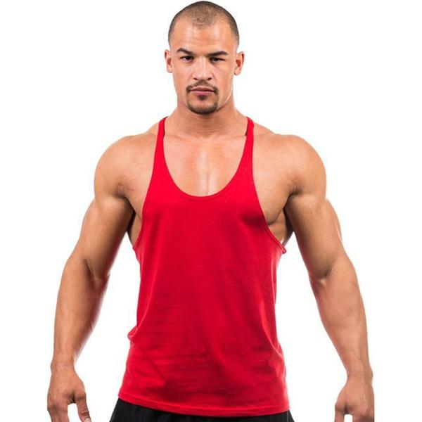 Men Stringer Tank Top Fitness Singlet Sleeveless Shirt - walk mat