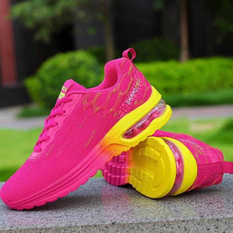 New 2020 Women's Running Shoes Comfortable Breathable Ladies Sneakers Casual Outdoor Non-slip Wear-resisting Women Shose - walk mat