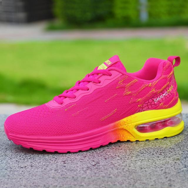 New 2020 Women's Running Shoes Comfortable Breathable Ladies Sneakers Casual Outdoor Non-slip Wear-resisting Women Shose - walk mat