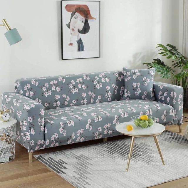 Elastic Sofa Cover Cotton All-inclusive Stretch Slipcover Couch Cover Sofa Towel Sofa Cover for Living Room Two/Three/Four Seat - walk mat