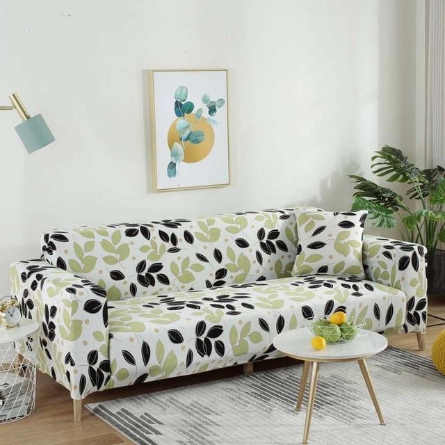 Elastic Sofa Cover Cotton All-inclusive Stretch Slipcover Couch Cover Sofa Towel Sofa Cover for Living Room Two/Three/Four Seat - walk mat