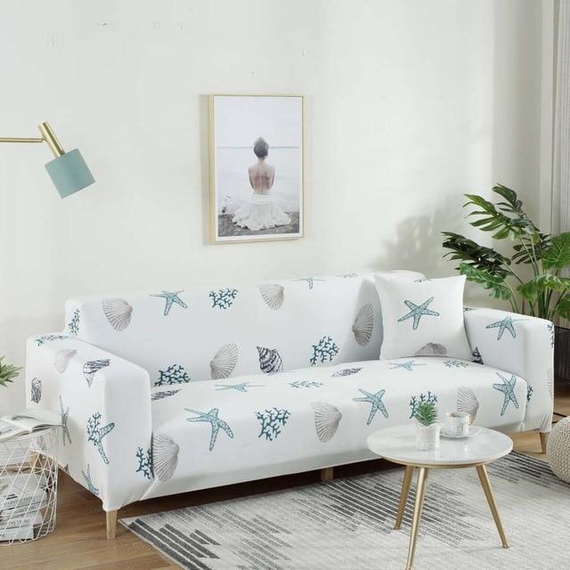 Elastic Sofa Cover Cotton All-inclusive Stretch Slipcover Couch Cover Sofa Towel Sofa Cover for Living Room Two/Three/Four Seat - walk mat