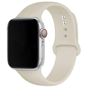 Soft Silicone Band for Apple Watch Series 6 SE 5 4 3 2 1 38MM 42MM Rubber Watchband Strap for iWatch 4/5 40MM 44MM - walk mat