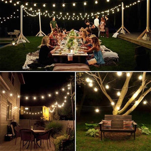 New 20 LEDS Crystal ball 5M Solar Lamp Power LED String Fairy Lights Solar Garlands Garden Christmas Decor For Outdoor - walk mat