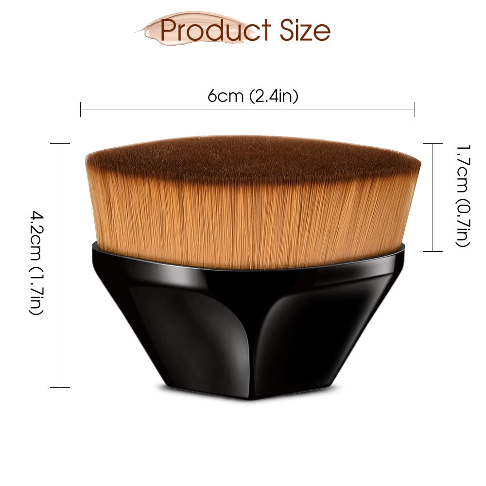 Foundation Brush BB Cream Makeup Brushes Loose Powder Flat Brush Kit Make up Tool Cosmetics - walk mat